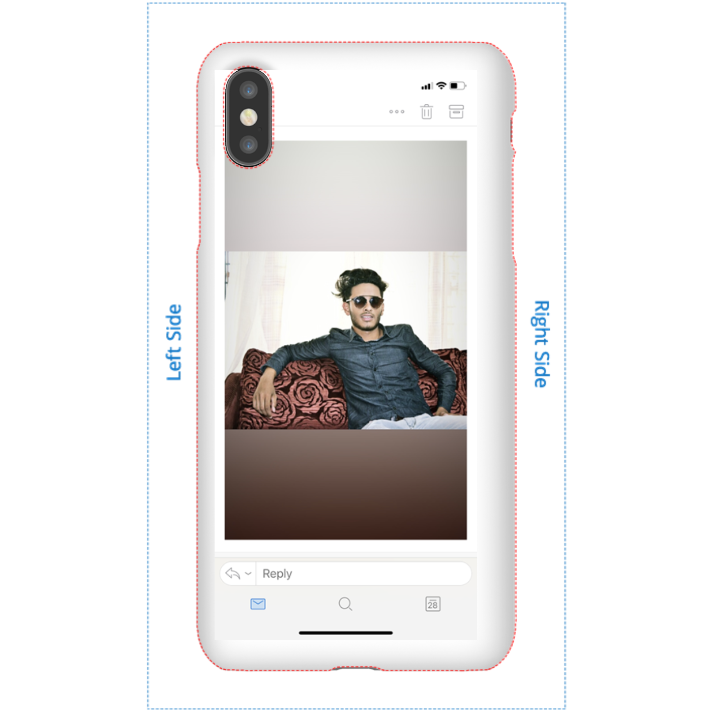 Snap iPhone XS Max Personalized Phone Case