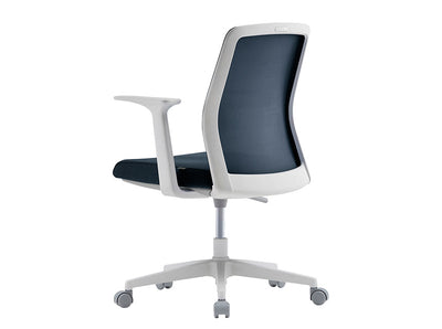 FURSYS T40S Swivel Chair - White Frame