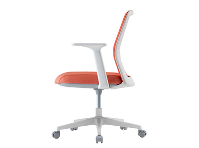 FURSYS T40S Swivel Chair - White Frame