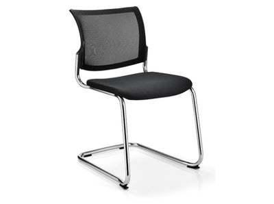 Chrome Frame Stacking Chair