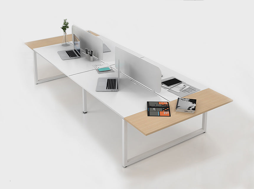 Gen-O Back to Back Worktop - 4 Person (Frame Only)