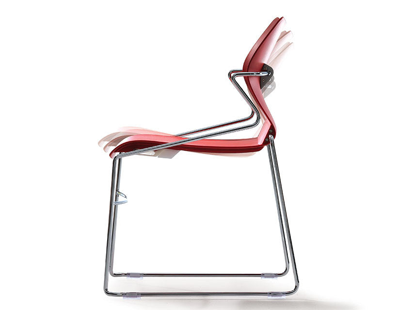 Sled Stackable Steel frame Chair