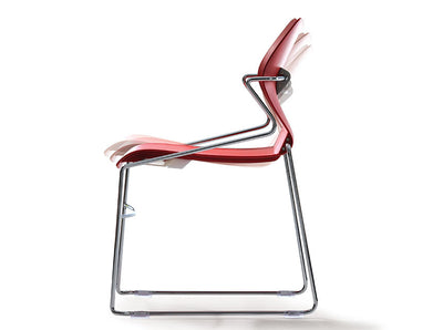 Sled Stackable Steel frame Chair