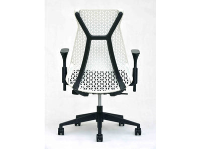 Xagon Task Chair - White Flex Back