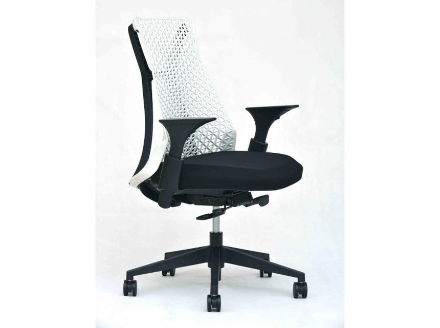 Xagon Task Chair - White Flex Back