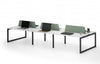 Gen-O Back to Back Worktop - 2 Person (Frame Only)