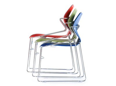 Sled Stackable Steel frame Chair