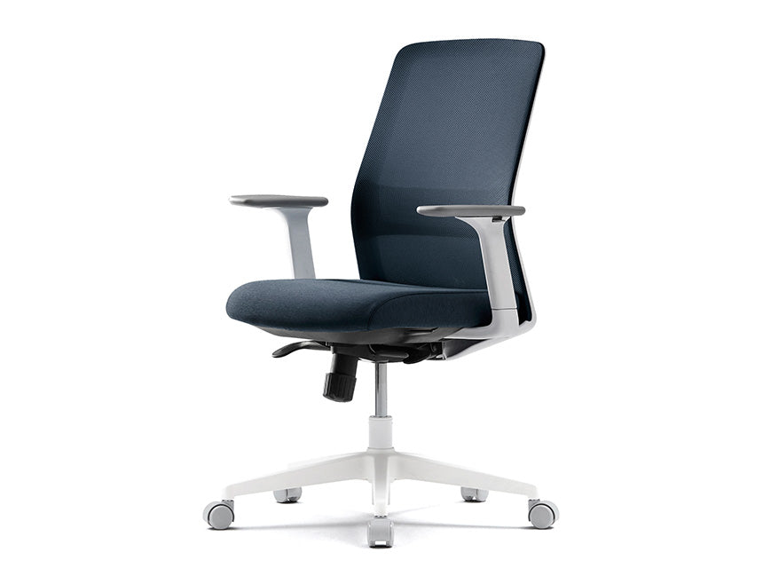 Fursys T40 Task Chair - White Frame