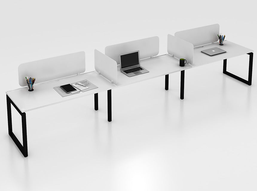 Gen-O Side by Side Workstation - 2 Person (Frame Only)