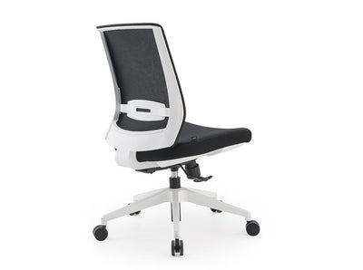 Mono Task Chair with Arms - White Frame