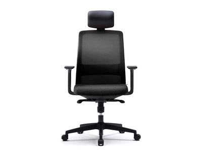 Fursys T40 Task Chair - Black Frame