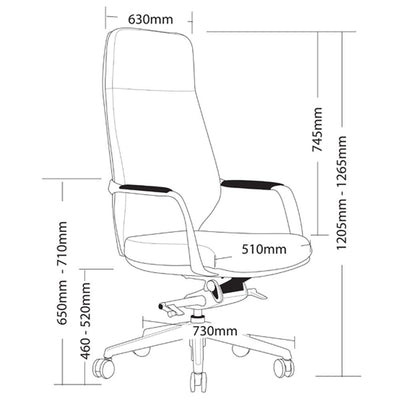 ACURA High Back Office Armchair