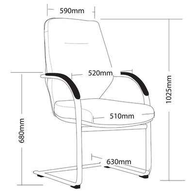 ACURA Low Back Office Armchair