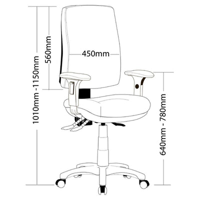 ALPHA High Back Task Armchair