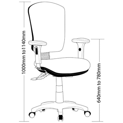 AQUA High Back Office Armchair