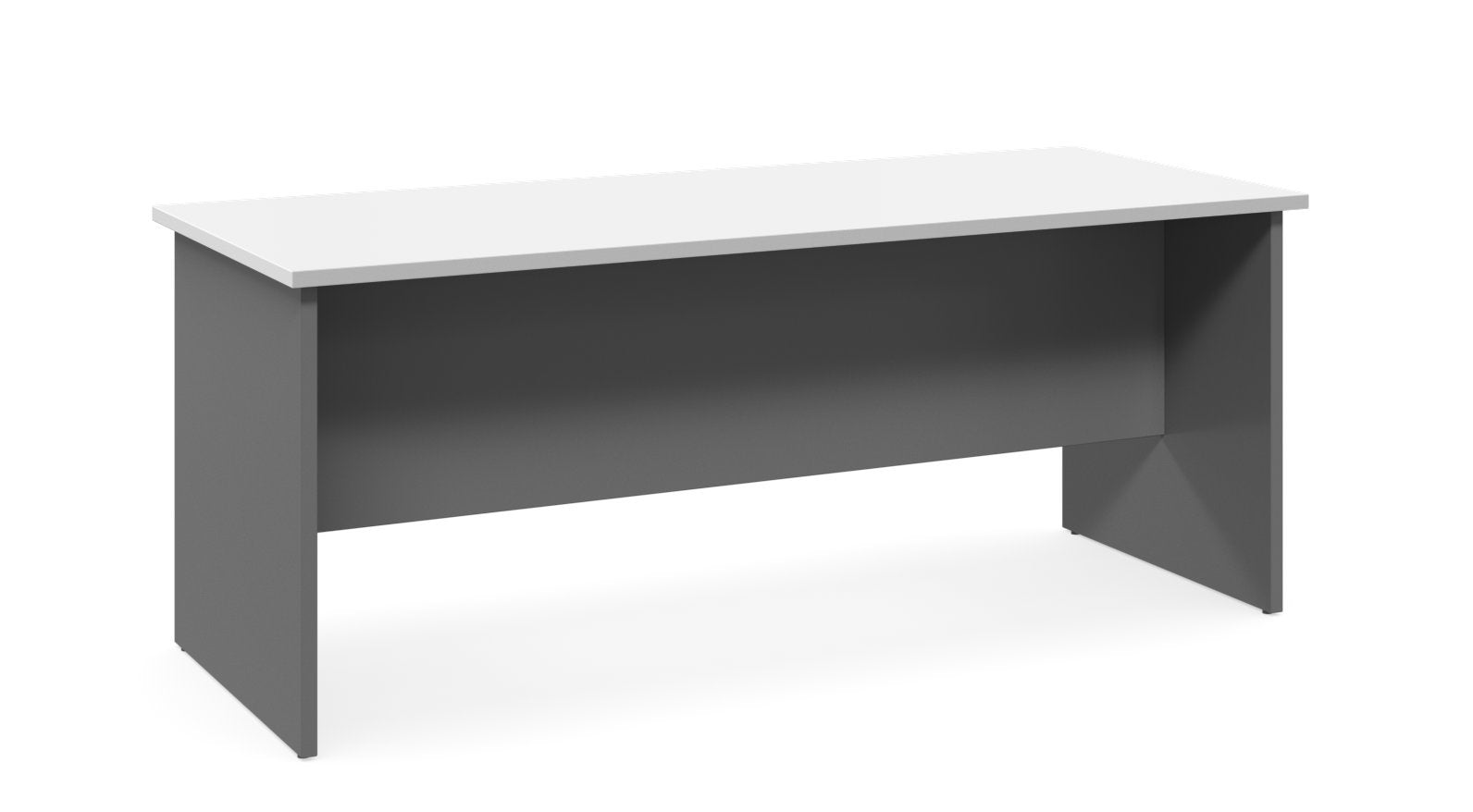 Accent White Panel End Desk
