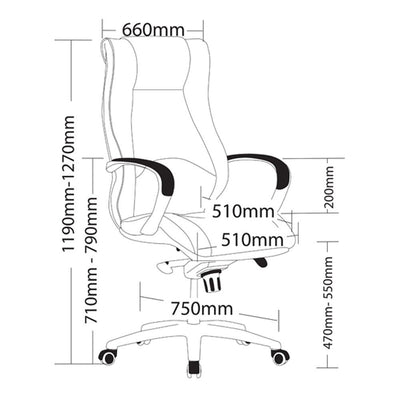 CAMRY High Back Office Armchair