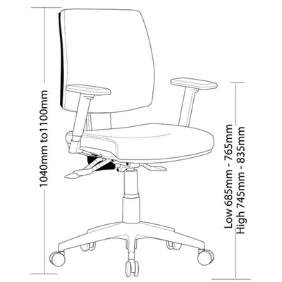 CLICK Low Back Office Chair