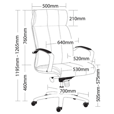 CLUB High Back Office Armchair