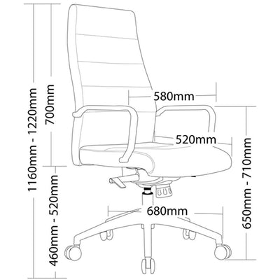 CRUZ High Back Office Armchair