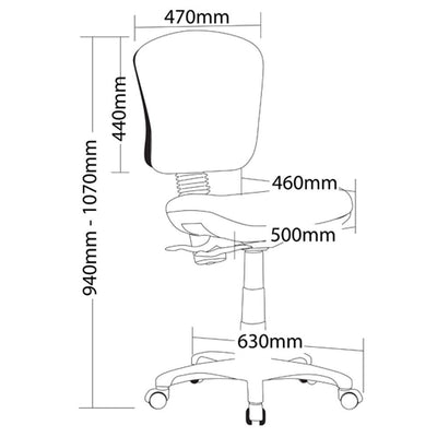 ECOTECH Low Back Office Chair
