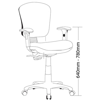 ECOTECH Low Back Office Armchair