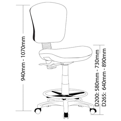 ECOTECH Low Back Office Chair