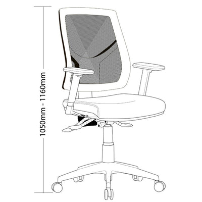 EXPO Mesh High Back Office Armchair