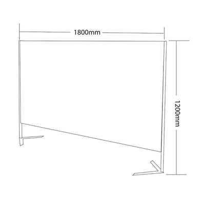 Red Acoustic Screen Board