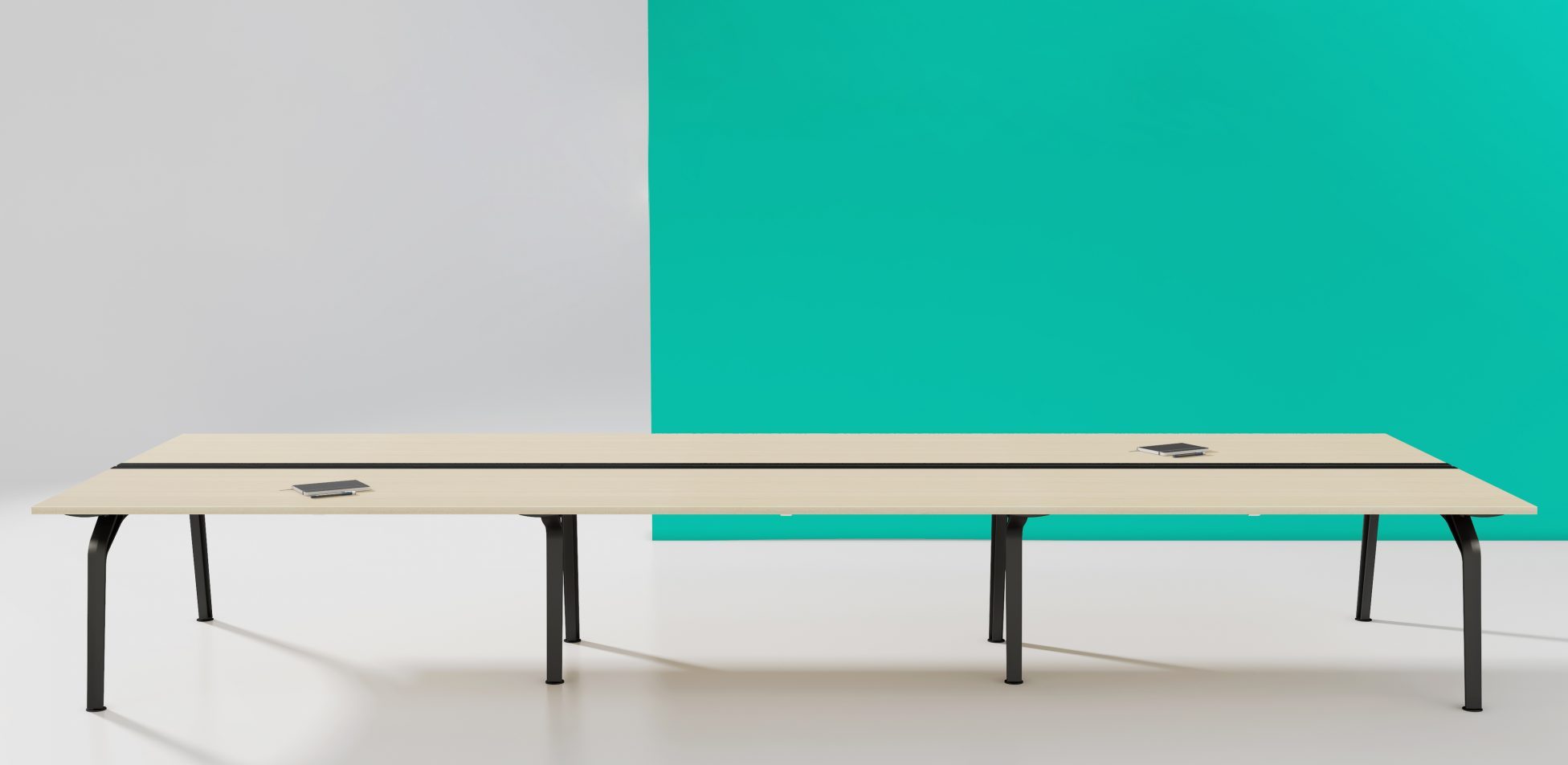 1500mm 8 Person Back to Back Workstation