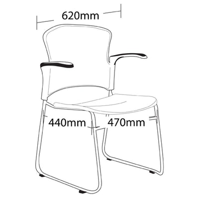 FOCUS Low Back Office Armchair