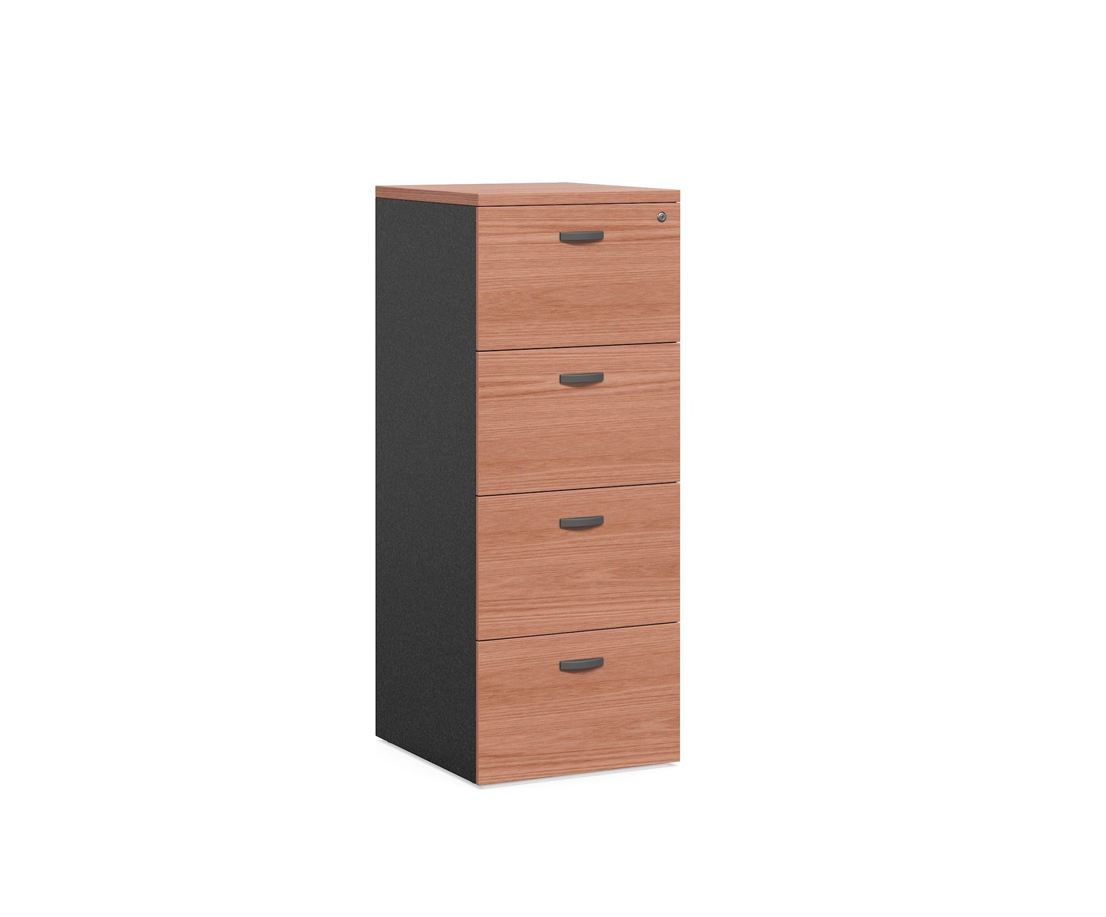 Cheery Wood Cabinet - 4 File Drawers