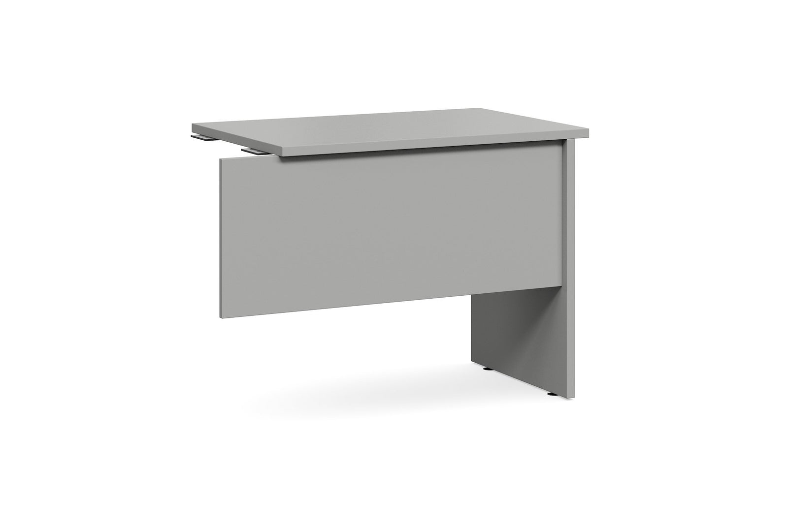 Accent Grey Fixed Panel End Desk Return