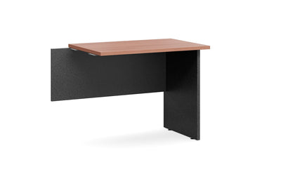 Accent Cheery Wood Fixed Panel End Desk Return