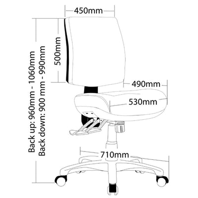 GALAXY Low Back Office Chair