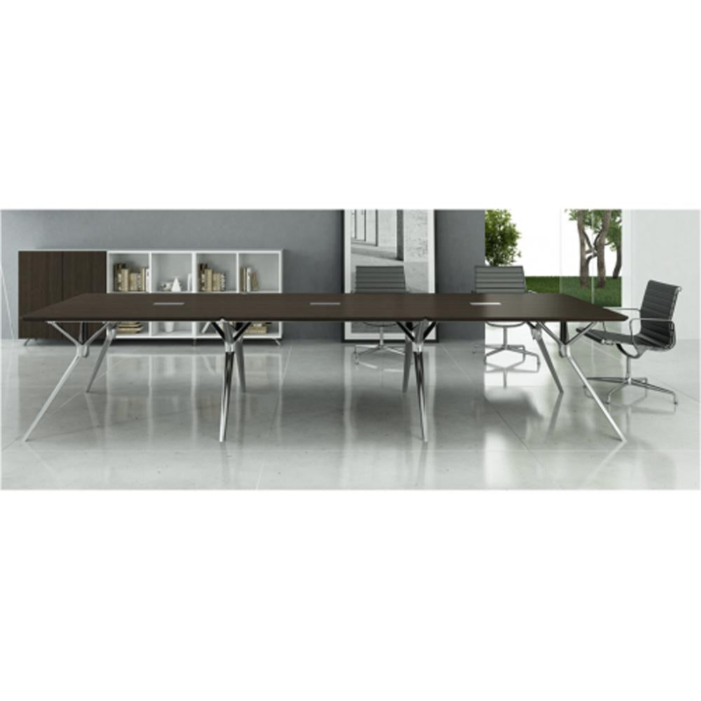 Forza Boardroom White Table - 3600W