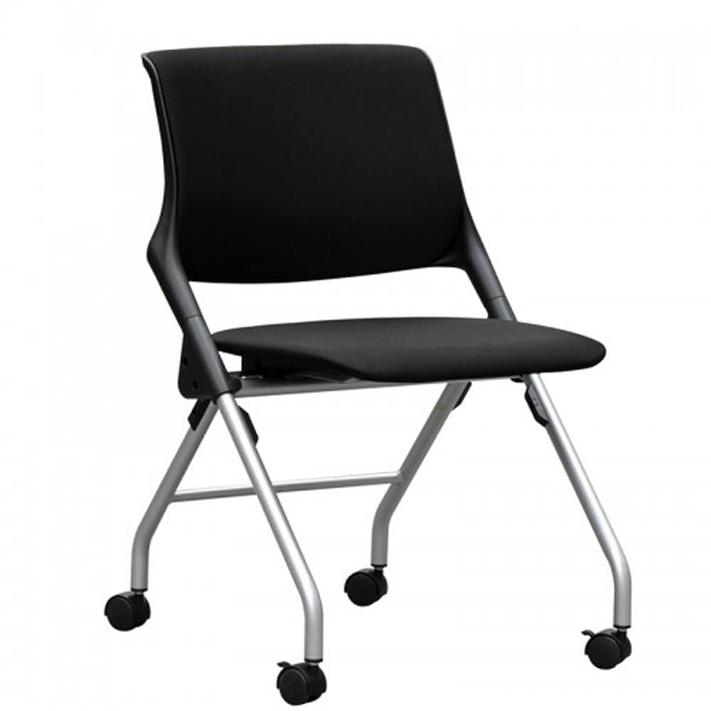 Cross Fabric Padded Arm Chair