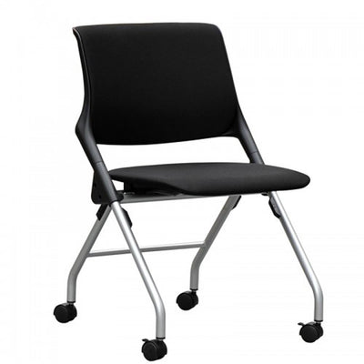 Cross Fabric Padded Chair