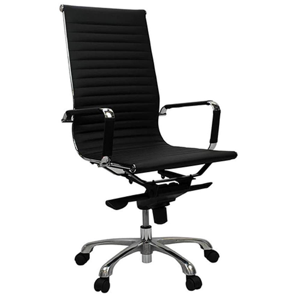 Aero - Leather Aluminium Base Chair