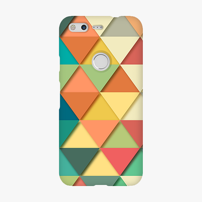 Snap Google Pixel  Phone Case - Colorful Triangles