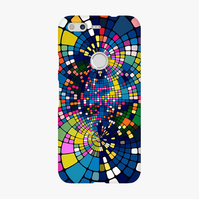 Tough Google Pixel  Phone Case - Colorful Geometric