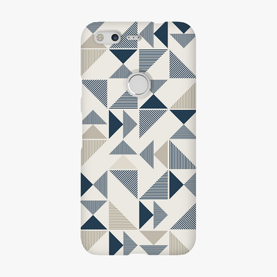 Tough Google Pixel  Phone Case - Triangle Pattern