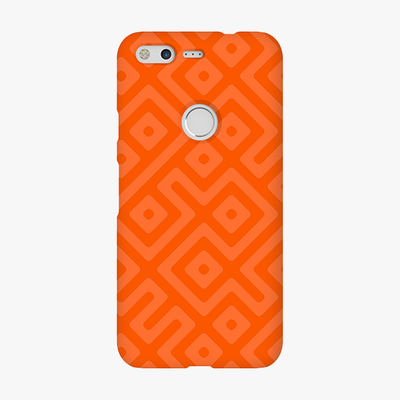 Snap Google Pixel  Phone Case - Orange Abstract