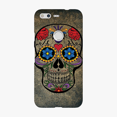 Tough Google Pixel  Phone Case - Skull  With Artwork