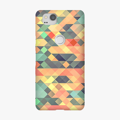 Tough Google Pixel 2 Phone Case - Panoramic Texture