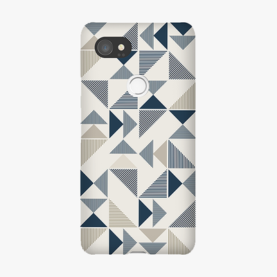 Tough Google Pixel 2 XL  Phone Case - Triangle Pattern