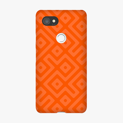 Snap Google Pixel 2 XL  Phone Case - Orange Abstract