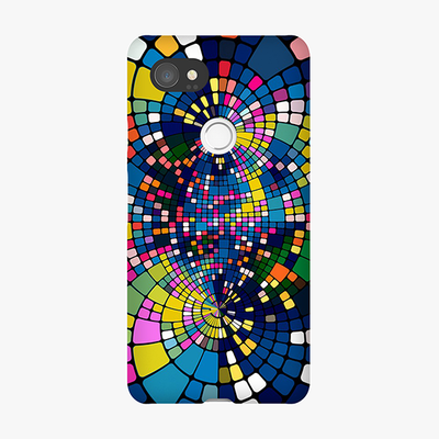 Tough Google Pixel 2 XL  Phone Case - Colorful Geometric