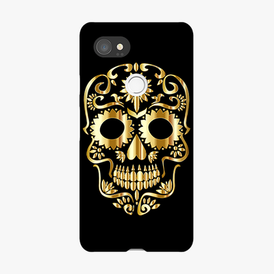 Snap Google Pixel 2 XL  Phone Case - Golden Skull