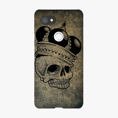 Snap Google Pixel 2 XL  Phone Case - Skull  With Crown